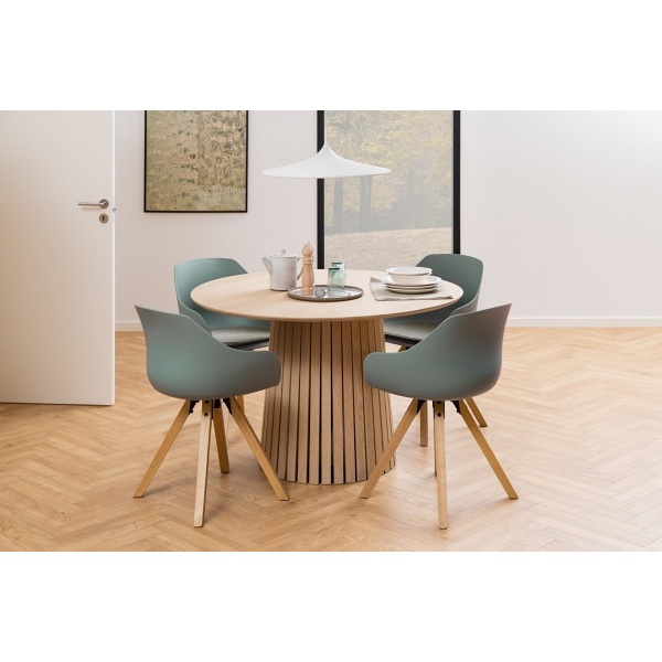 Stół Christo 120cm dąb bielony - ACTONA